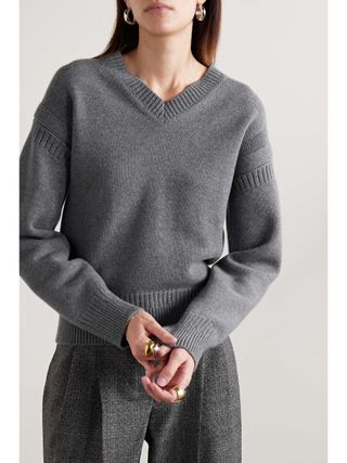 Poppy Wool and Cashmere-Blend Sweater