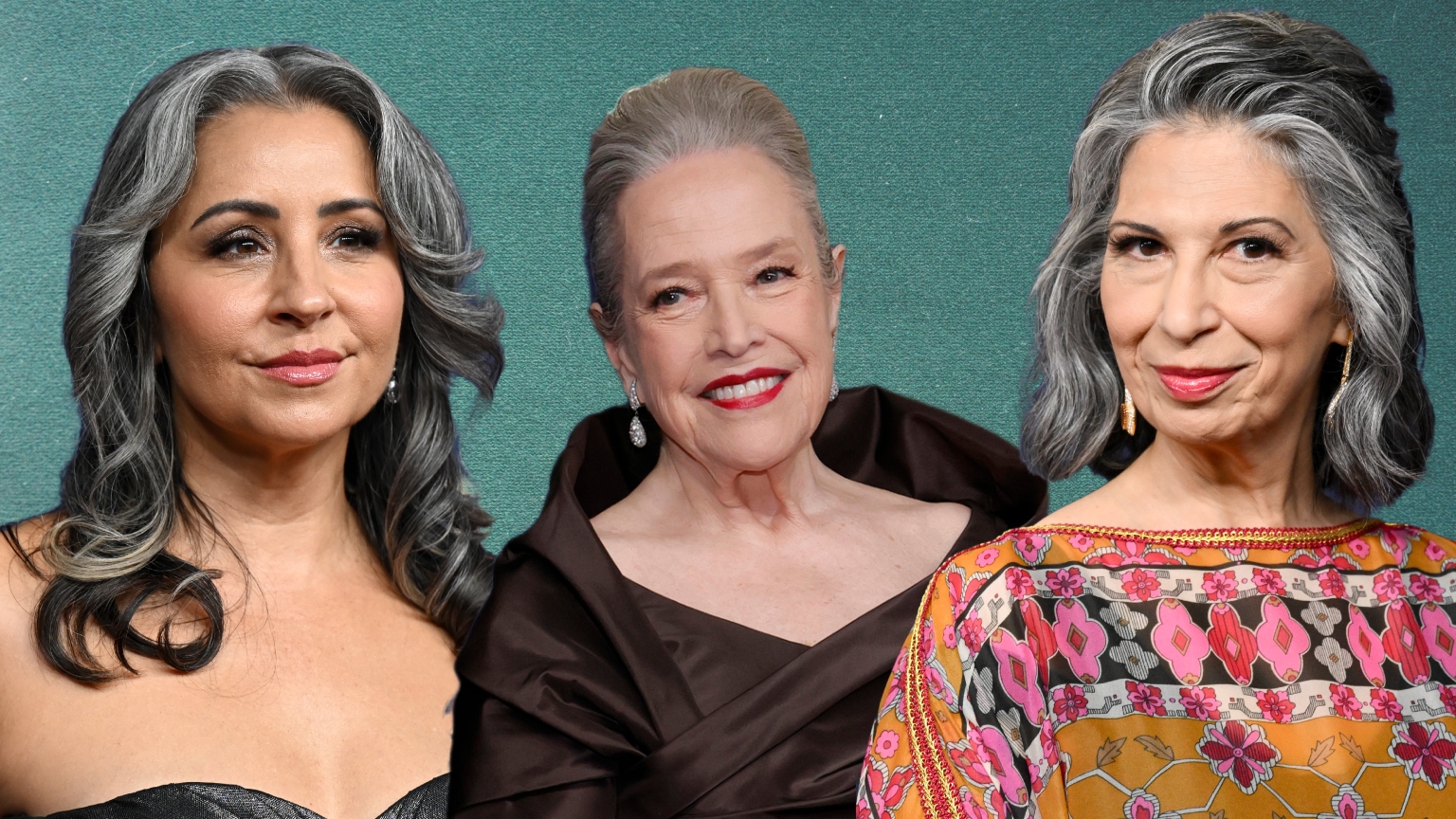 gray hair on the 2025 emmys red carpet