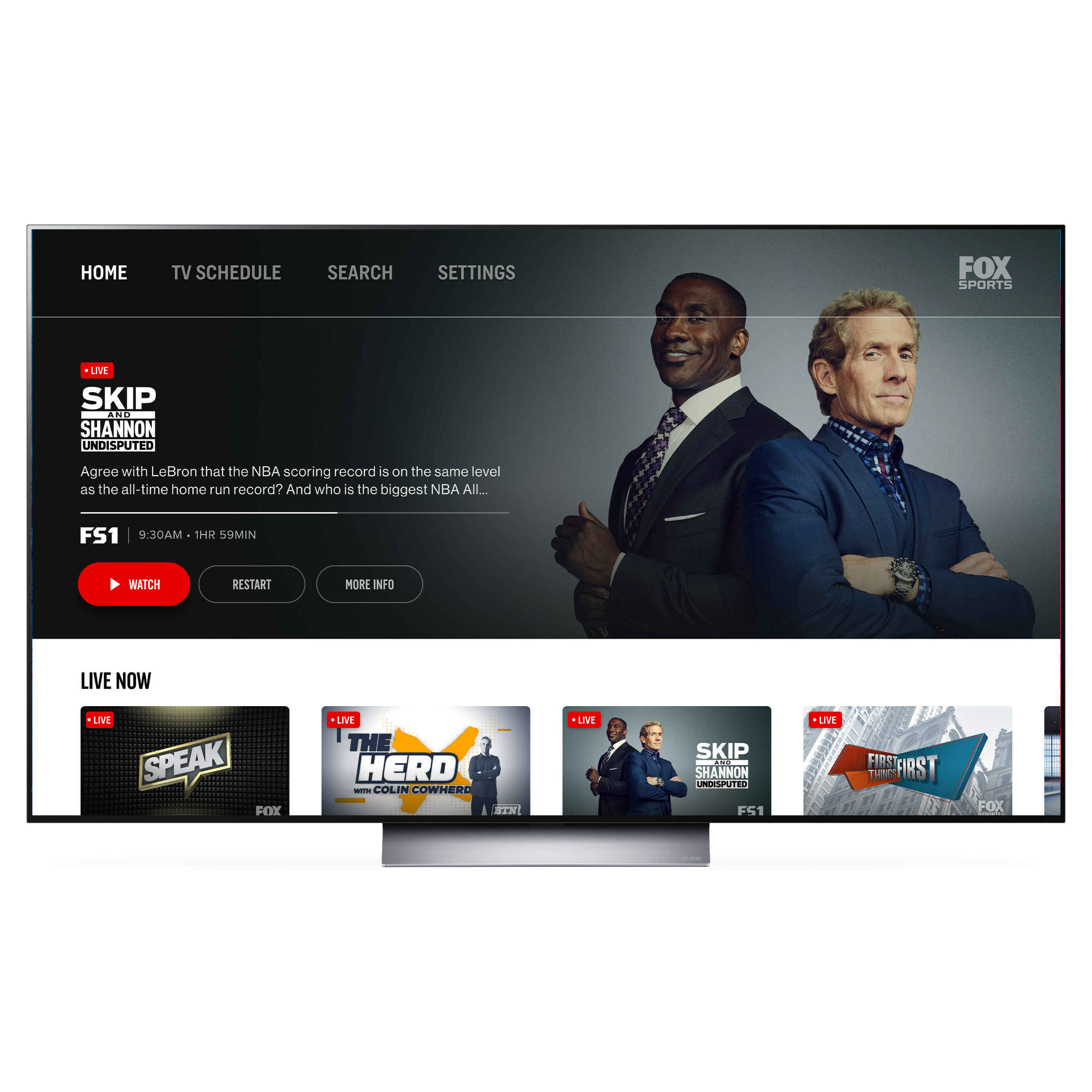 Fox Sports App Launches On LG Smart TVs TV Tech