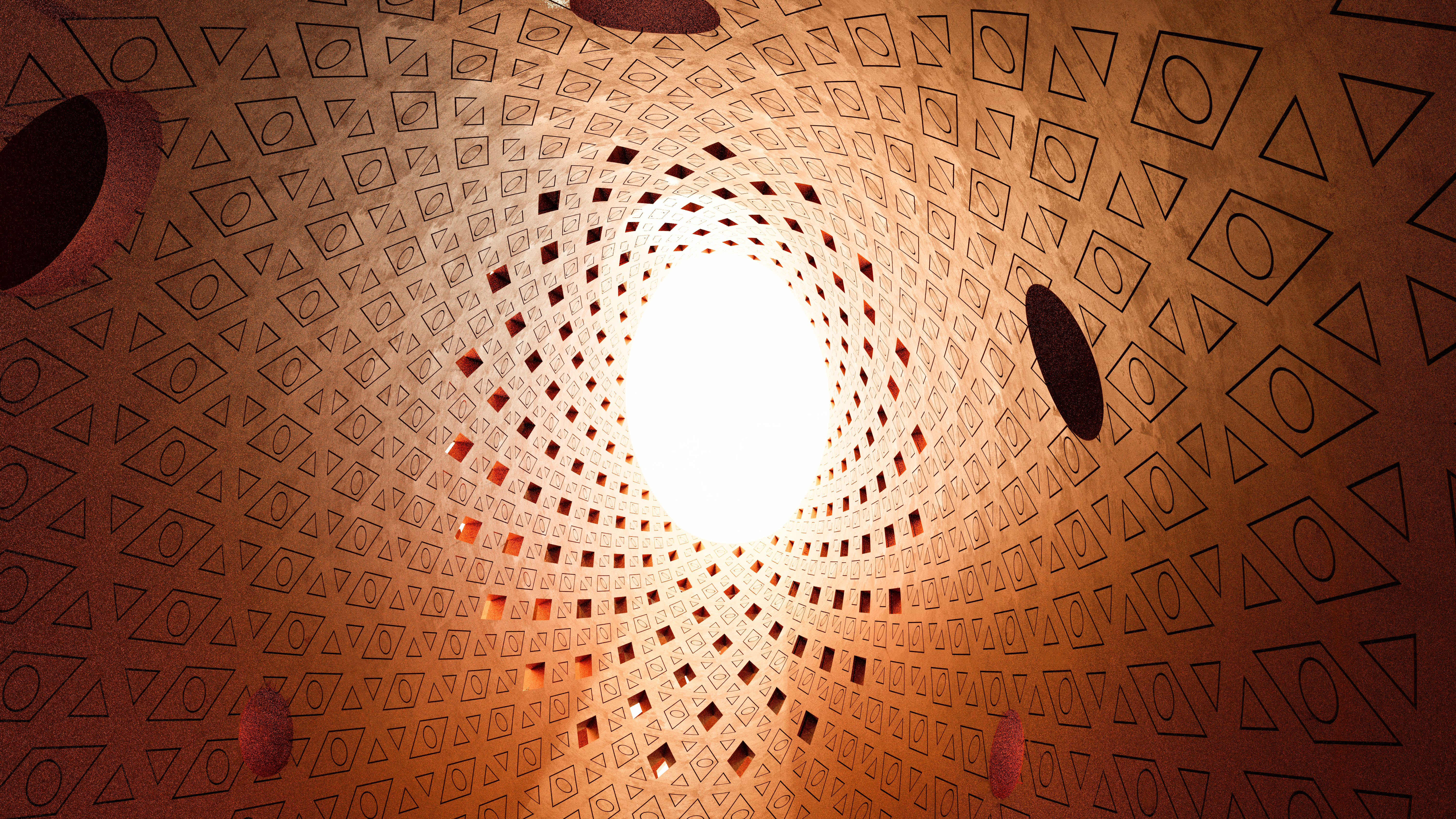 The Tree of Knowledge rising at the heart of the project