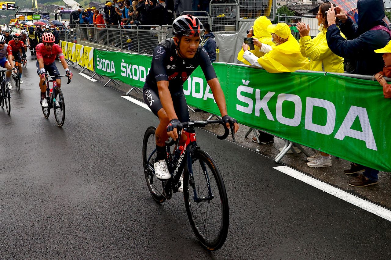 Tour de France 2021 108th Edition 8th stage Oyonnax Le GrandBornand 1508 km 03072021 Richard Carapaz ECU Ineos Grenadiers photo Luca BettiniBettiniPhoto2021