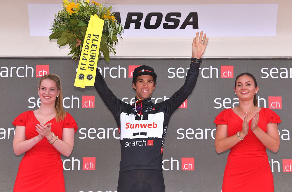 Michael Matthews (Sunweb) leads the points classification at Tour de Suisse