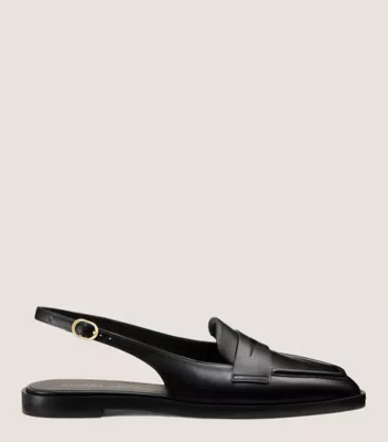slingback black loafers