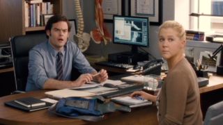 Bill Hader and Amy Schumer in Trainwreck