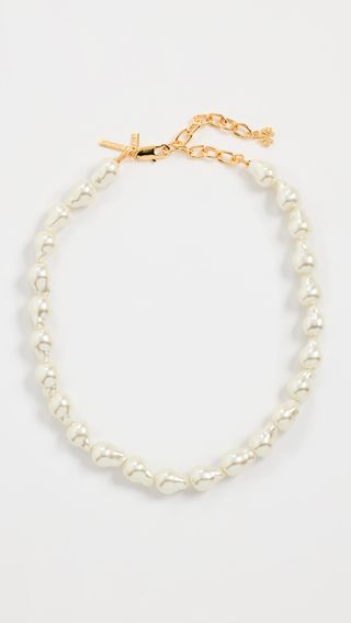 Baroque Pearl Collar Necklace