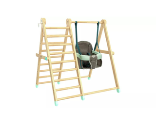 Best climbing frame for babies: TP Active-Tots Wooden Climb and Swing Frame