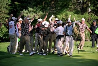 1999: The "Battle at Brookline" was one of the most controversial Ryder Cup's in history, with the US winning narrowly 14.5-13.5.