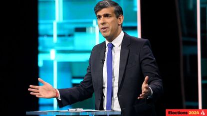 Rishi Sunak first made the claim about Labour tax policy during the ITV leaders TV debate (Photo by Jonathan Hordle - ITV via Getty Images)
