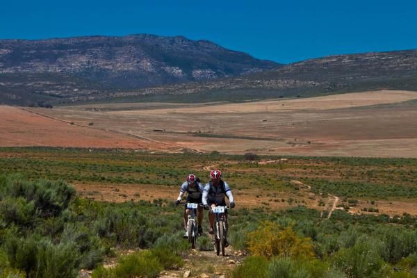 Two riders during stage 3 of the Cape Pioneer Trek