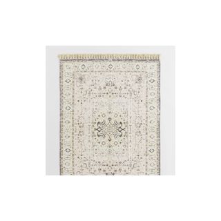 Patterned Rug with Tassels
