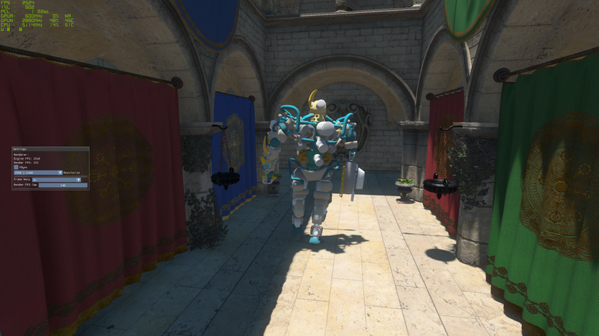 A modder&#039;s demo of Nvidia&#039;s Reflex 2 tech with Frame Warp