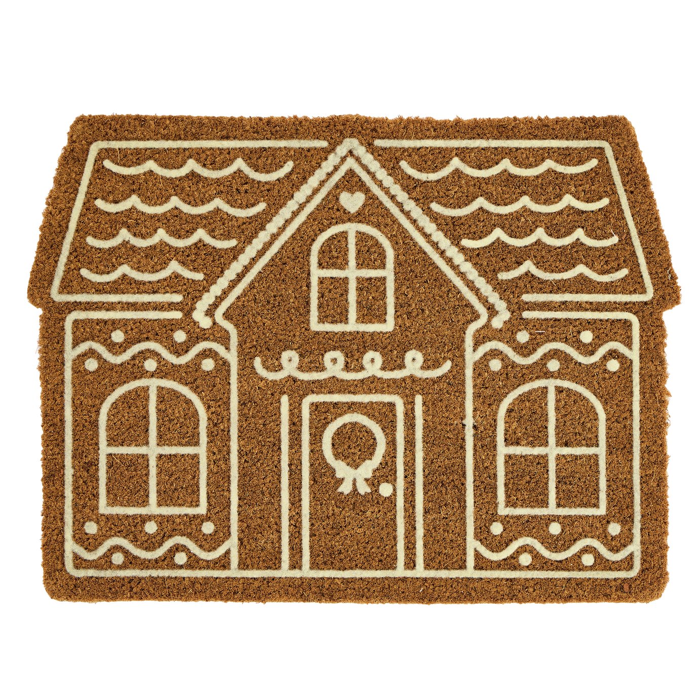 Habitat Gingerbread House Christmas Doormat