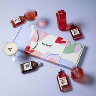 Kocktail Rhubarb & Cucumber Spritz valentines gift set