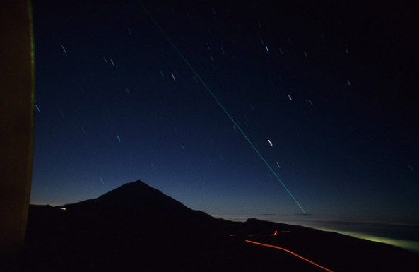 laser beam la palma