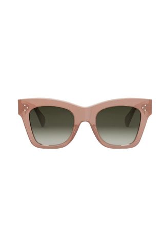 Glittery Bold Acetate Cat-Eye Sunglasses