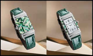 The Jaeger-LeCoultre Reverso Watch champions the colour emerald
