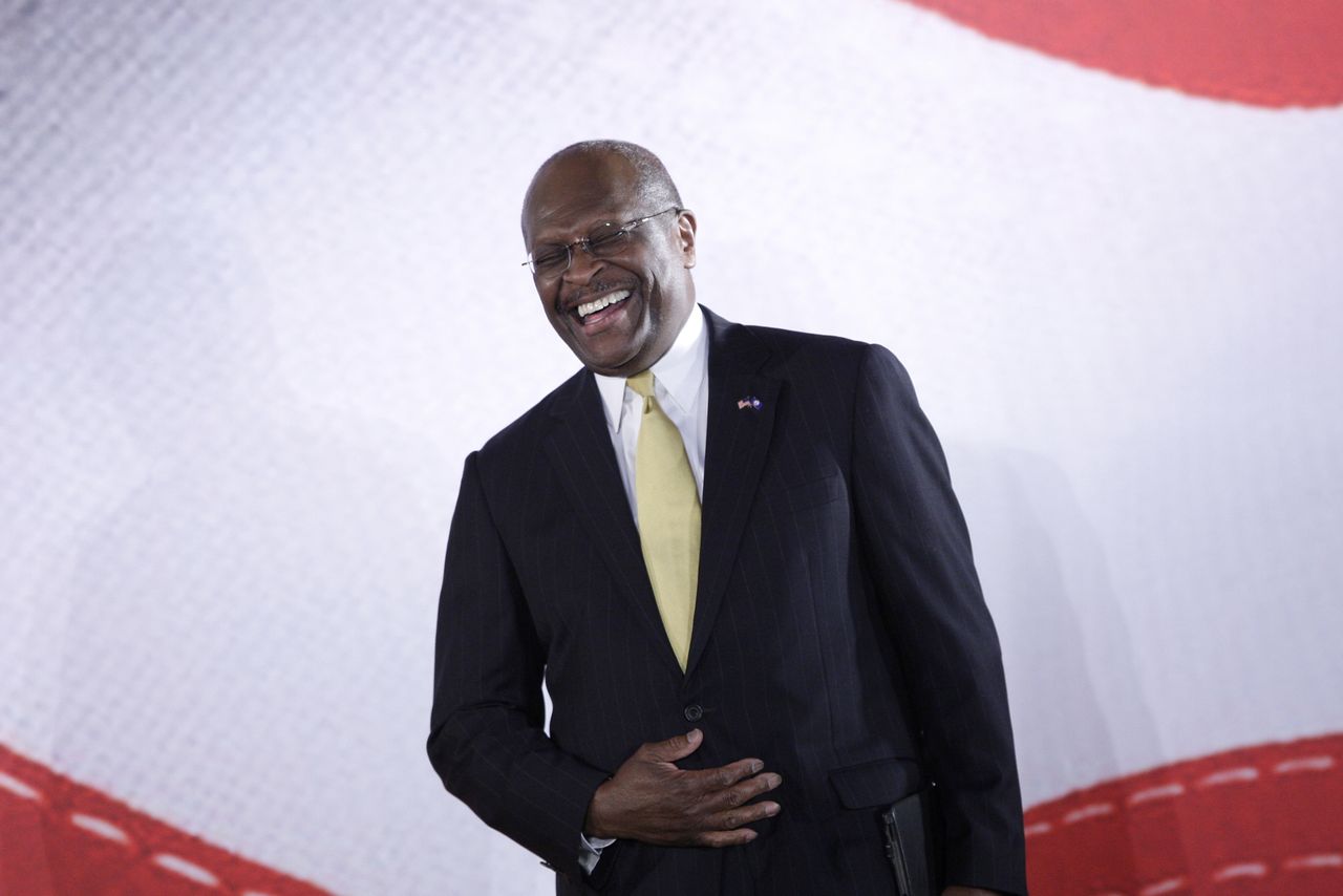 Herman Cain. 