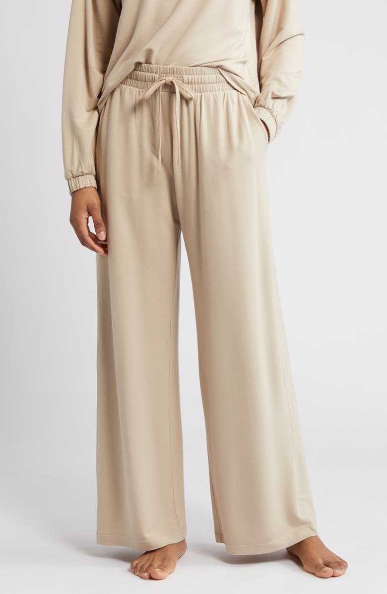 Tie Waist Wide Leg Pants