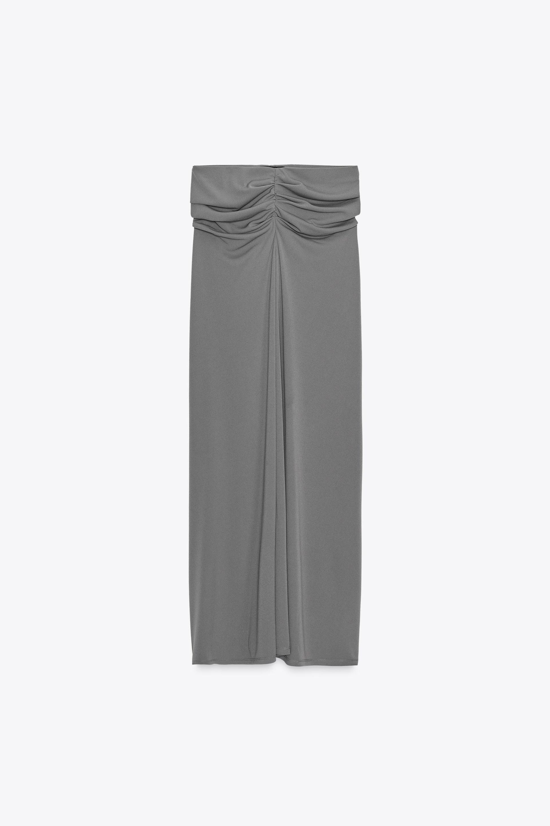 Gathered Long Skirt