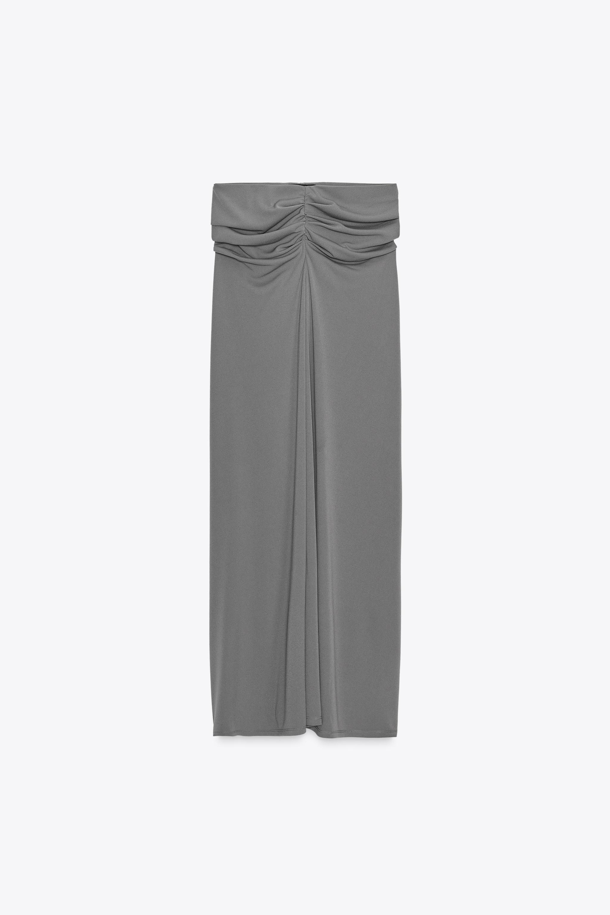 Gathered Long Skirt