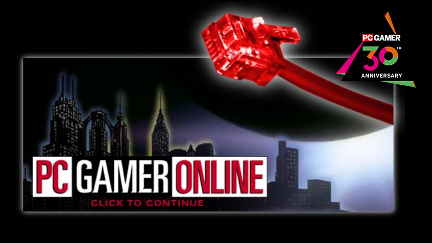 Image for The PC Gamer website through the decades, from the &#039;90s to today