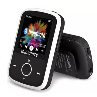 Majority MP3 player on white background