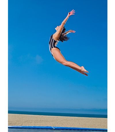 girl jumping