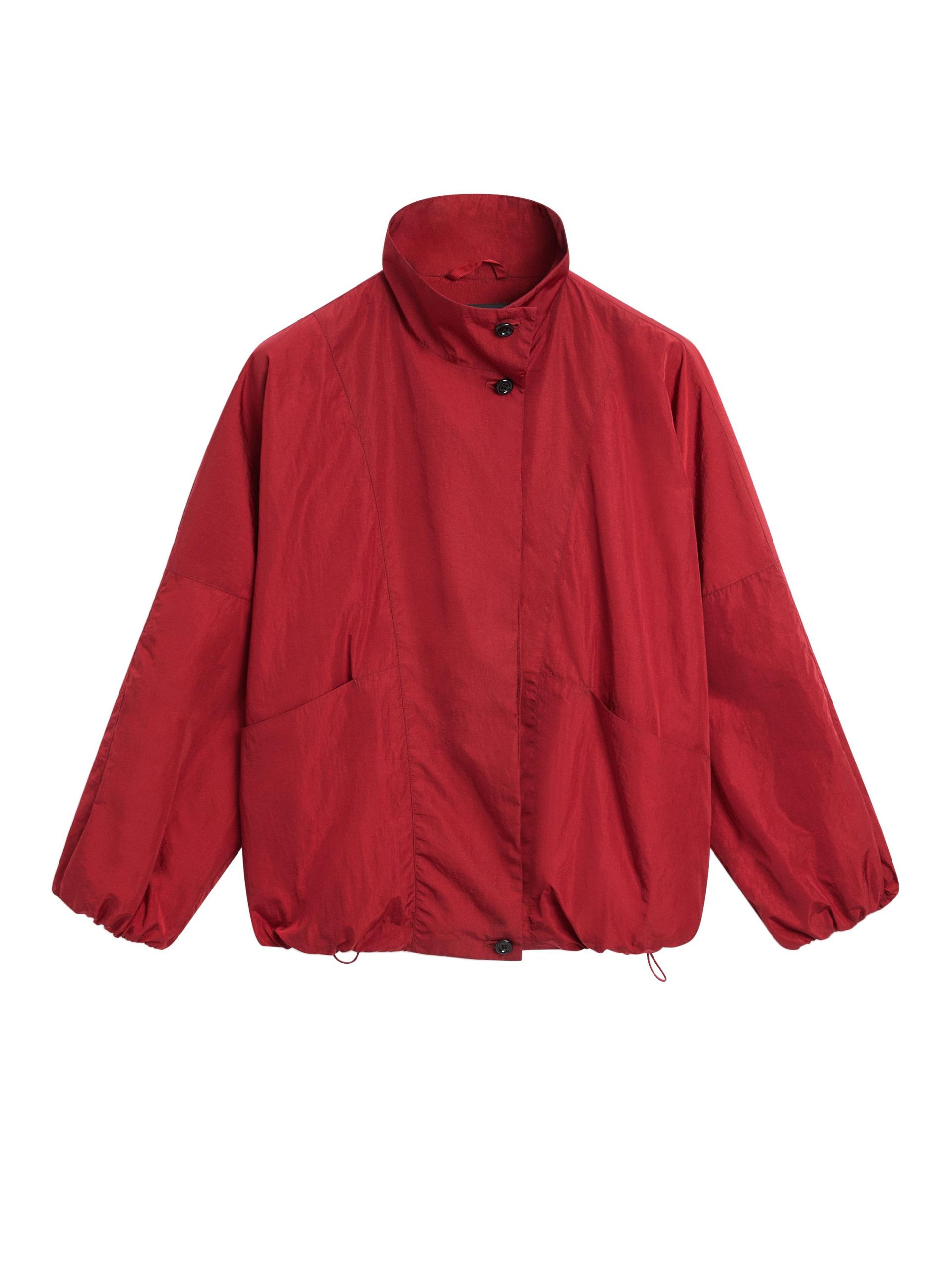 Massimo Dutti, High Neck Bomber Puff Jacket