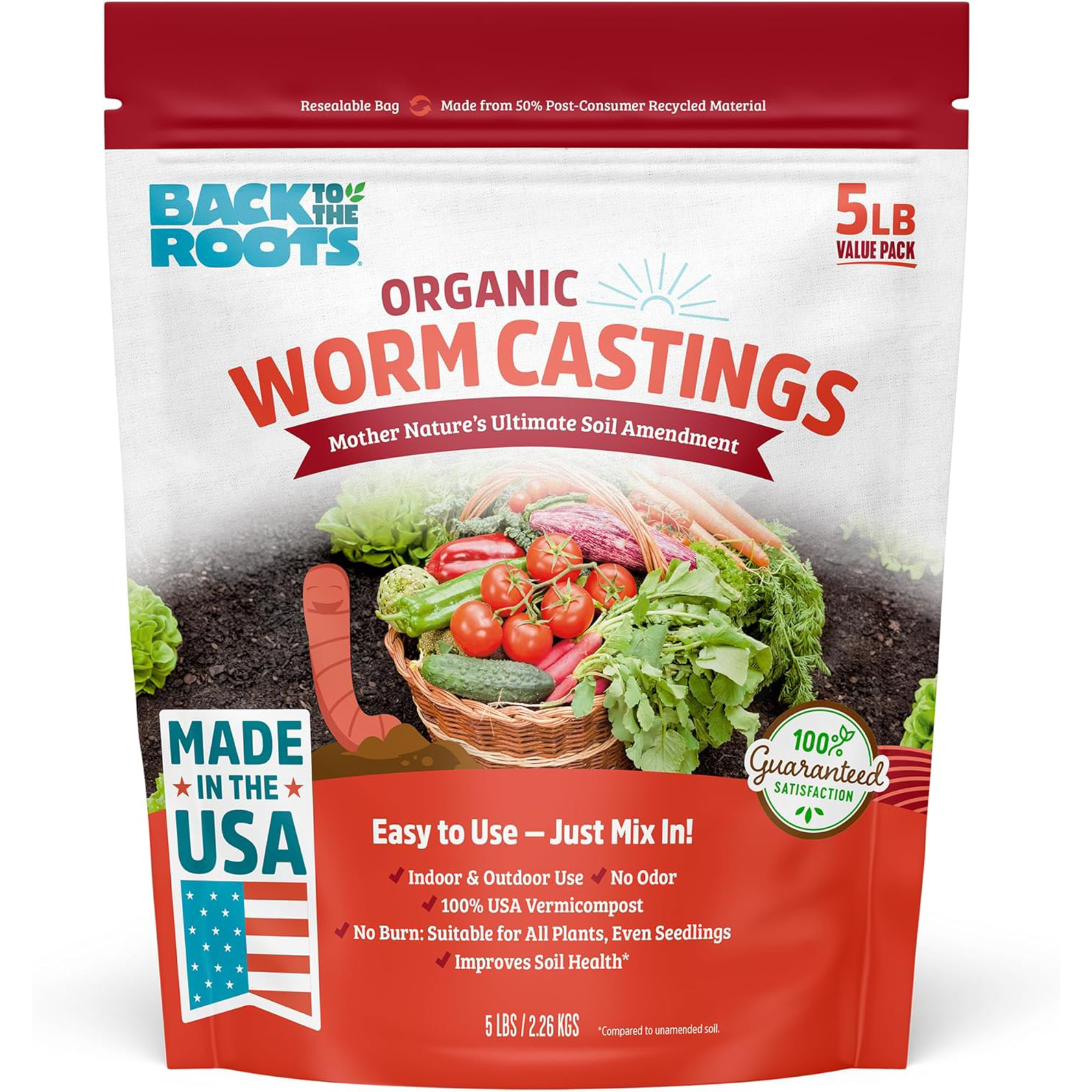 Back to the Roots Organic Worm Castings