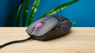 Photograph of the Cooler Master MM720 gaming mouse