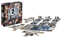 Dead of Winter board game box and board laid out during a game