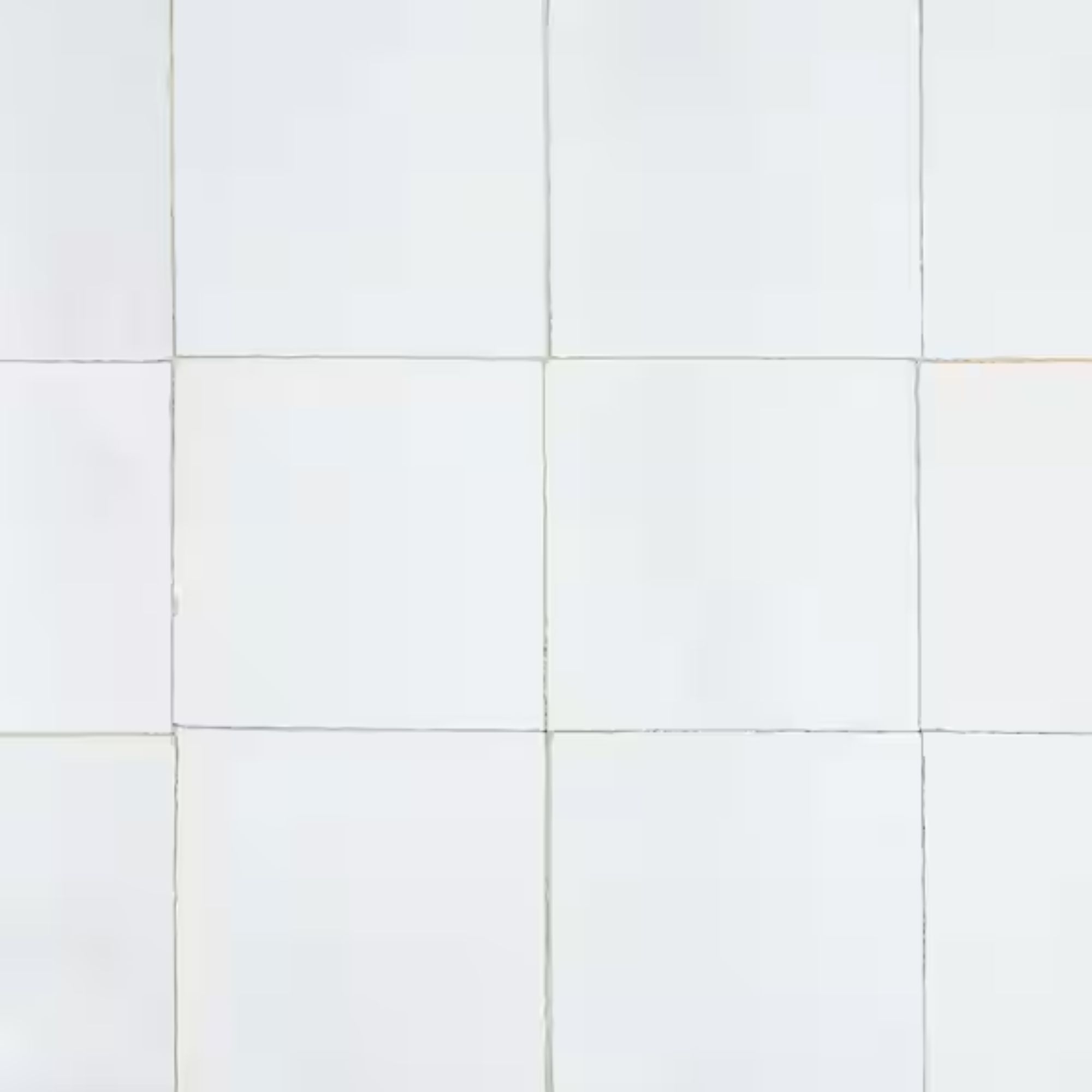 Rocco Zellige Off-White 11.75 in. x 11.75 in. Square Glossy Ceramic Wall Mosaic Tile