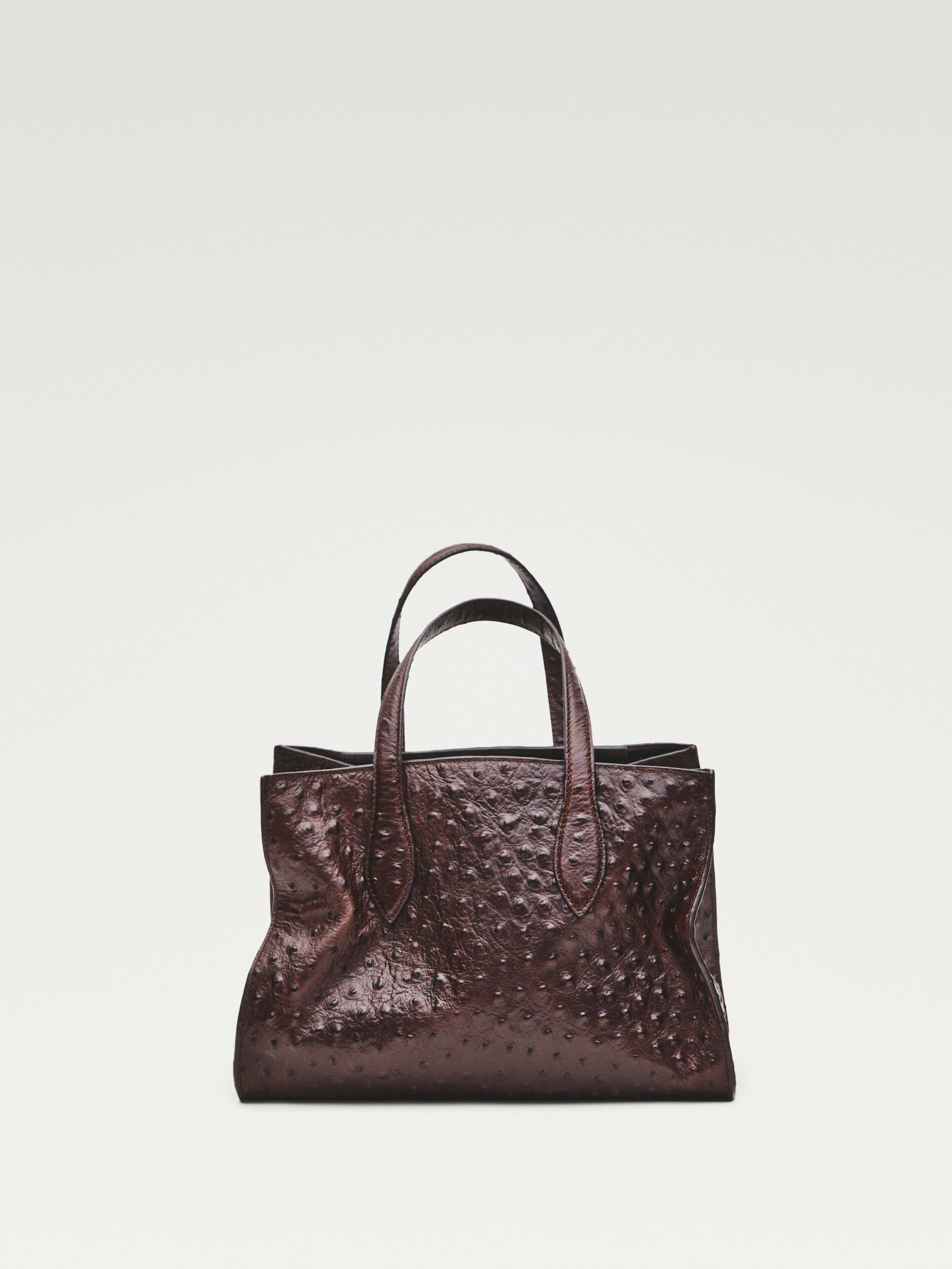 Textured Leather Mini Md Icon Bag