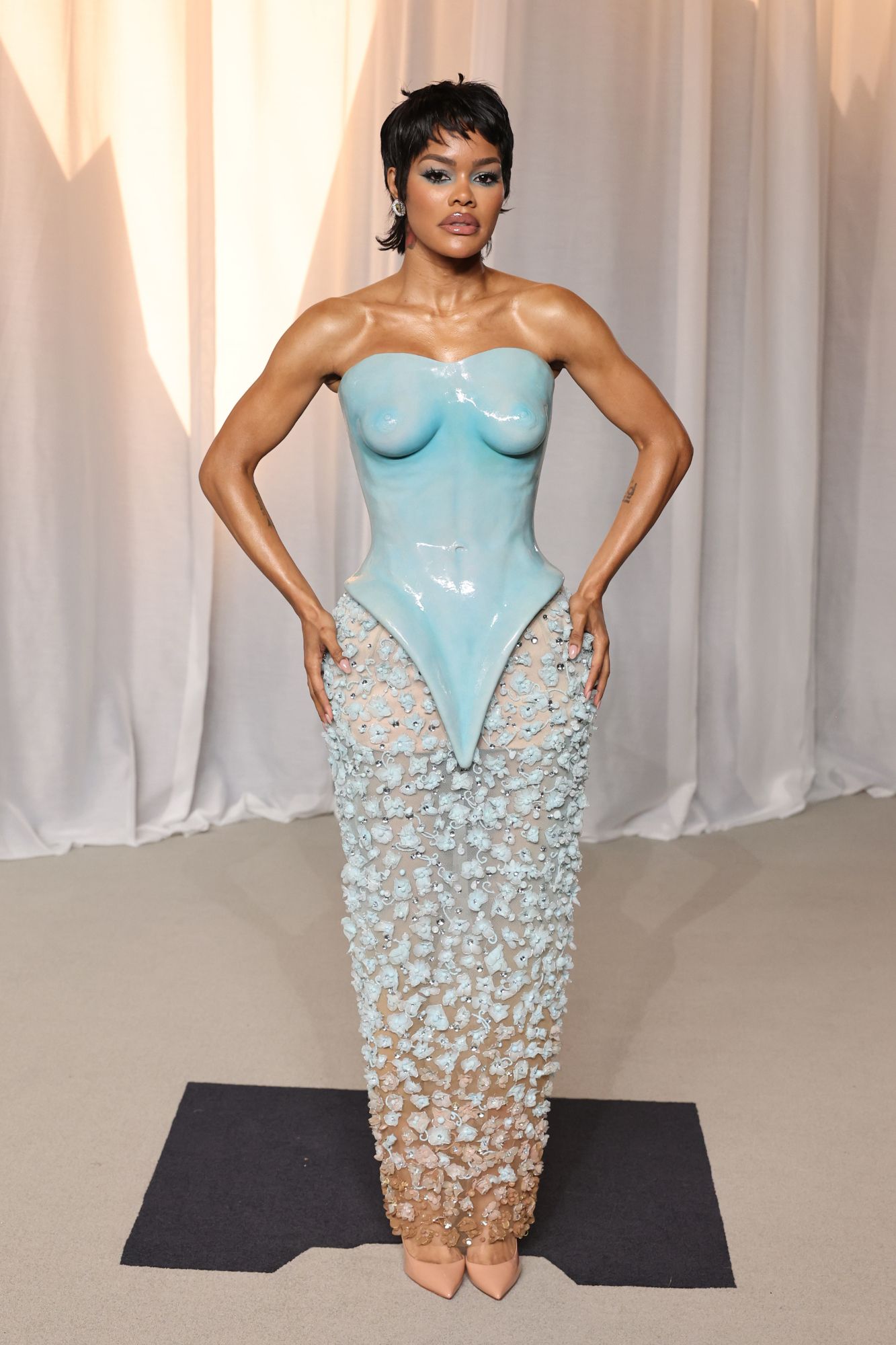 LOS ANGELES, CALIFORNIA - OCTOBER 17: Teyana Taylor attends the 6th Annual Academy Museum Gala at Academy Museum of Motion Pictures on October 17, 2026 in Los Angeles, California.