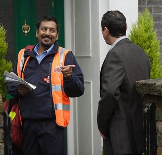 EASTENDERS Masood Ahmed as the new postman in Albert Square.