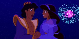 Aladdin and Jasmine, A Whole New World 1992 end of movie