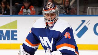 New York Islanders' goaltender Semyon Varlamov
