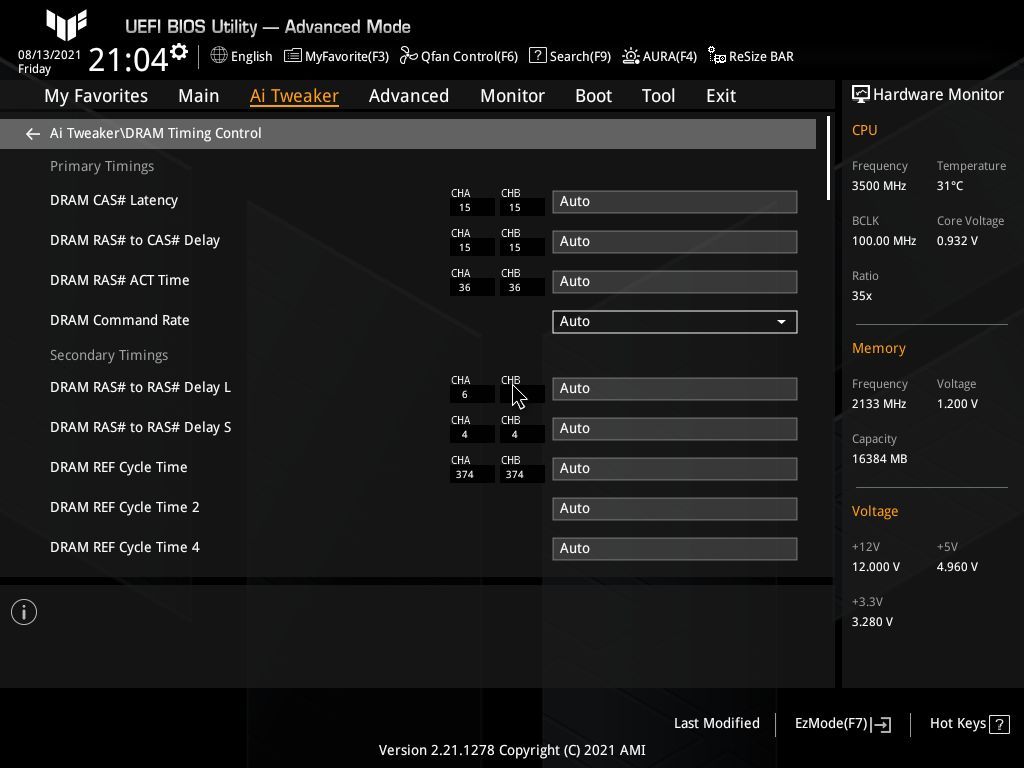 Asus TUF Gaming Z590-Plus WIFI