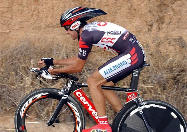 Carlos Sastre (CSC) had all the aero equipment