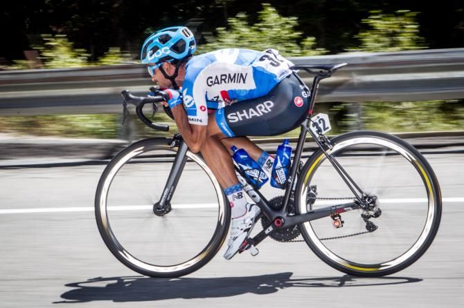 Janier Acevedo (Garmin Sharp) on the descent of Monarch Pass