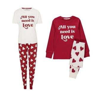 All You Need is Love mini me pyjamas from Asda