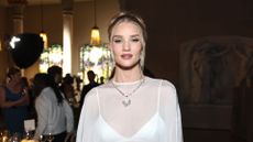 Rosie huntington whiteley wearing white