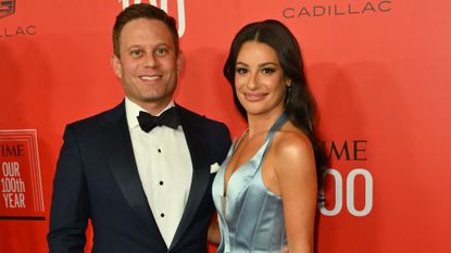 Lea Michele and her husband Zandy Reich arrive for the Time 100 Gala,