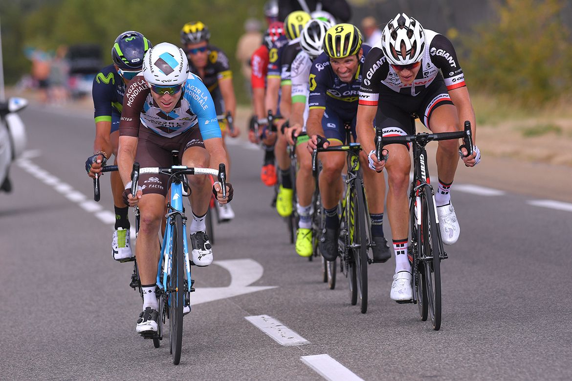 The breakaway on stage 19