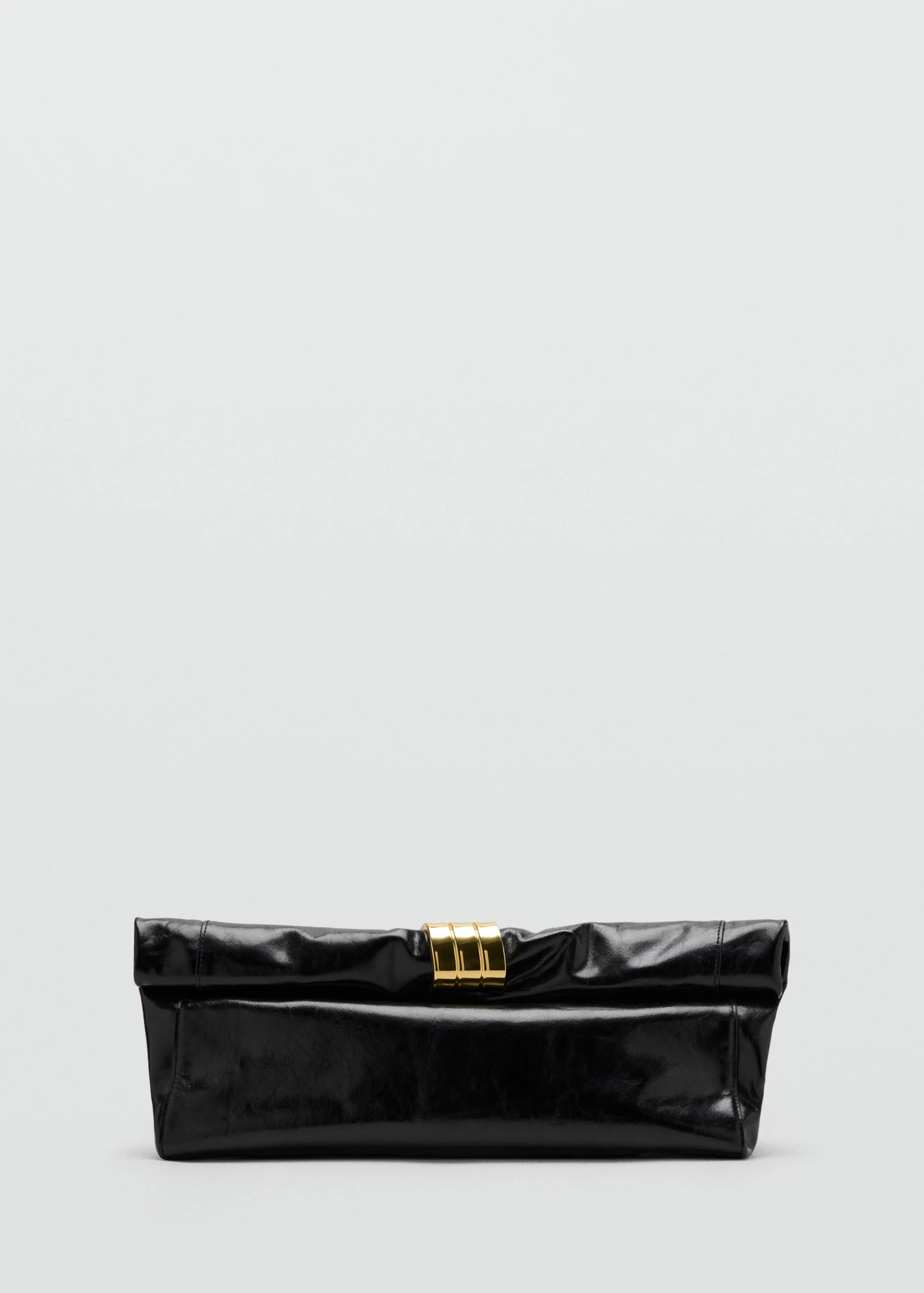 Leather Handbag With Metal Appliqu&amp;eacute; - Women | Mango Usa