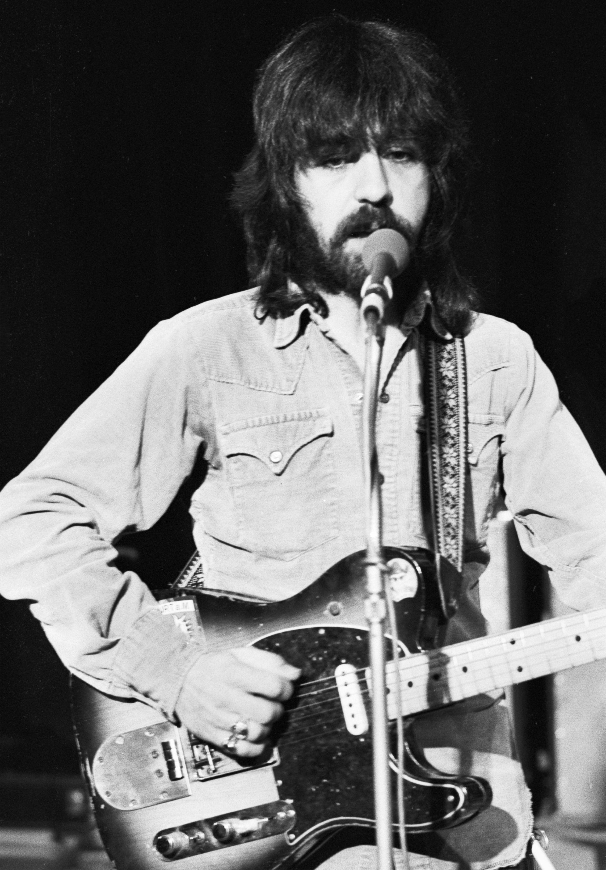 Clarence White from ​The Byrds in London 1970.