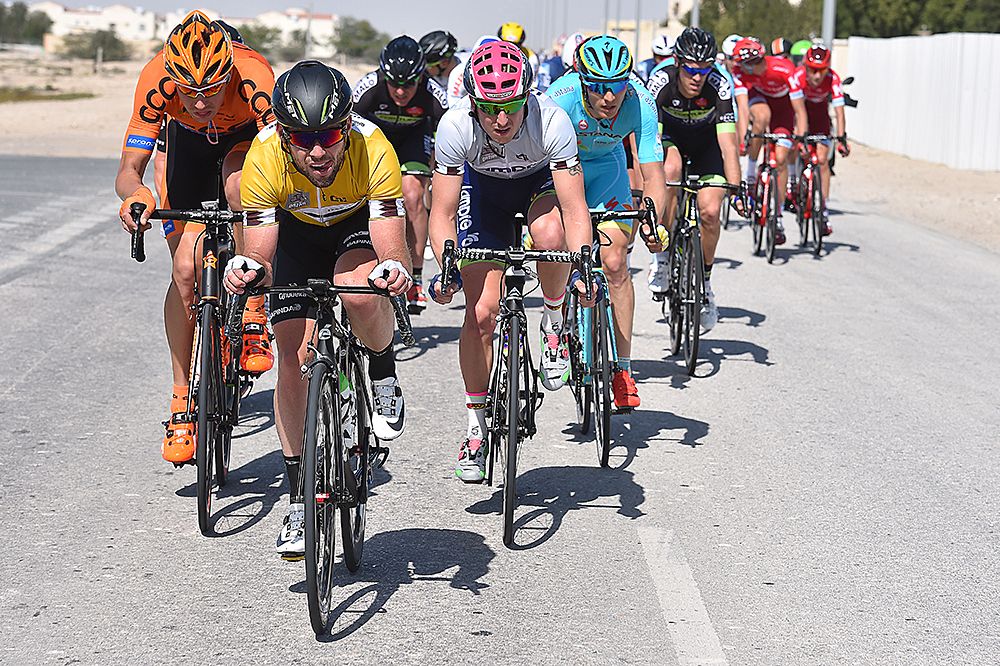 Overall leader Mark Cavendish (Dimension Data)