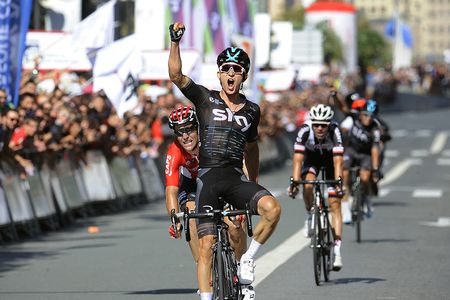 Michal Kwiatkowski wins the Clasica San Sebastian.