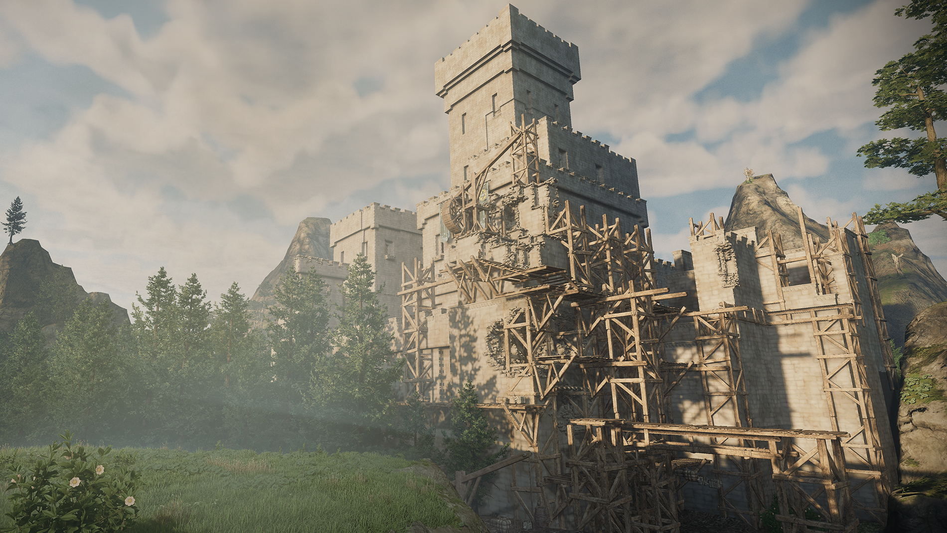  The base-building system in this fantasy co-op survival RPG looks pretty incredible 