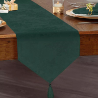 15. Macy's Elegance jacquard holiday table runner: View at Macy's